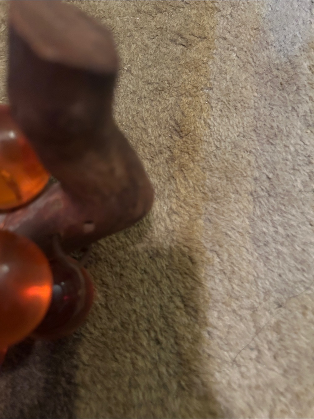 vintage lucite Amber Glass Grape Cluster - Picture 2 of 4